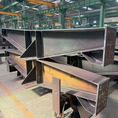 High Strenth Q355 Fish Belly Beam Galvanized For Roof Support Main Part