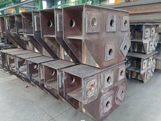 Painted HDG Steel Bridge Launching Gantry Systems Weather Resistant