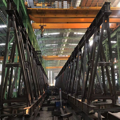 Bridge Erecting Machine Heavy Steel Fabrication Bridge Construction CE AISC JIS CWB