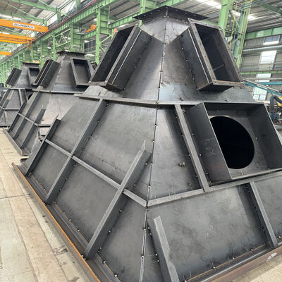 Customized Dust Collector Silos Boiler Steel Structure For Power Plant Construction