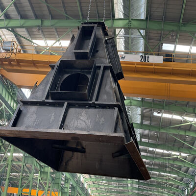 Dust Collector Carbon Steel Structure Ash Hopper Customized Steel Structure Fabrication