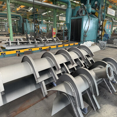 Q235B Q355B Custom Metal Fabrication Steel Components Steel Structure Construction