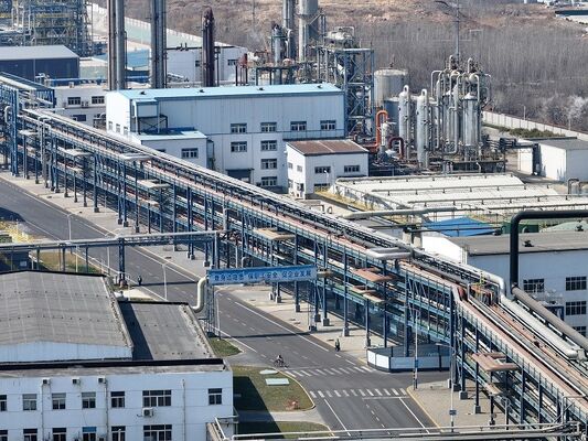 Modular Steel Pipe Rack System Fire Resistant ASTM A572 Fire Resistance