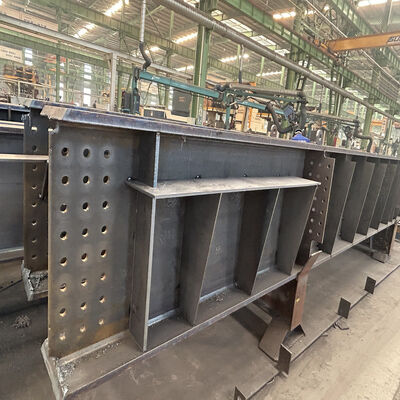 H Beam Processing Steel Frame Construction EN1090 AISC For Large Project