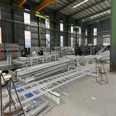 Galvanized Steel Ladder Processing Structural Steel Fabrication Q235B Q355B A36 S275