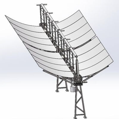 Trough Type CSP Galvanized Solar Structure Installation Tool For CSP Structures