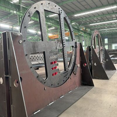 Q345b Q235b Customized Steel Structure Gear And Support Part Of Tilter Facility