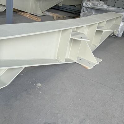 Customized Welded H Beam Variable Cross Section Tapered Steel Girder Fabrication Steel Structure For Industrial Building